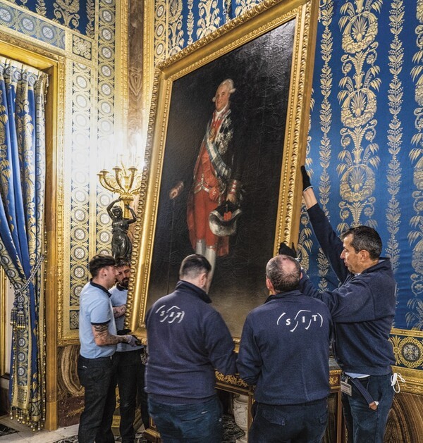 Carlos IV y María Luisa de Parma se mudan en el Palacio Real